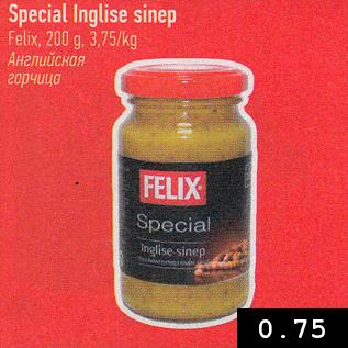 Allahindlus - Special Inglise sinep