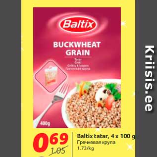 Allahindlus - Baltix tatar, 4 x 100 g