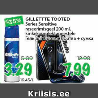 Allahindlus - GILLETTE TOOTED