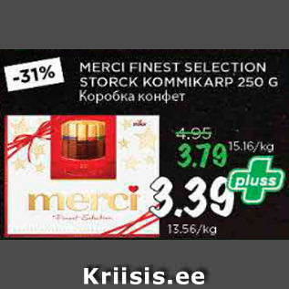 Allahindlus - MERSI FINEST SELECTION STORCK KOMMIKARP 250 G