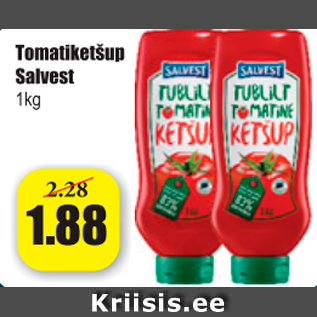 Allahindlus - Tomatiketšup Salvest 1 kg