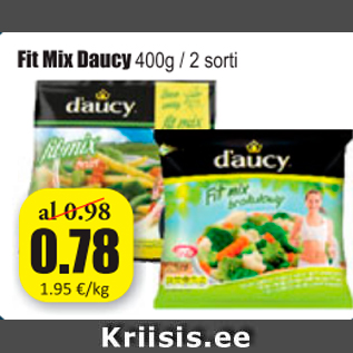 Allahindlus - Fit Mix Daucy