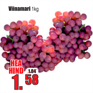 Allahindlus - Viinamari 1 kg