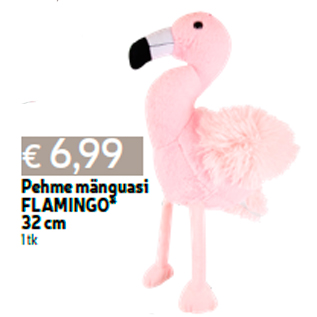 Allahindlus - Pehme mänguasi FLAMINGO* 32 cm 1 tk