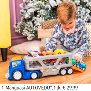 Allahindlus - Mänguasi AUTOVEDU*, 1 tk,