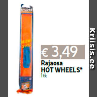 Allahindlus - Rajaosa HOT WHEELS* 1 tk