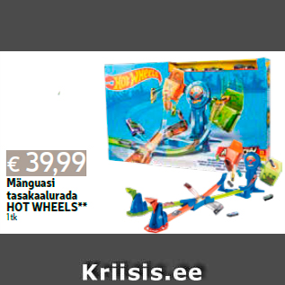 Allahindlus - Mänguasi tasakaalurada HOT WHEELS** 1 tk