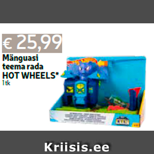 Allahindlus - Mänguasi teema rada HOT WHEELS* 1 tk