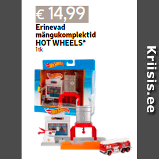 Allahindlus - Erinevad mängukomplektid HOT WHEELS* 1 tk