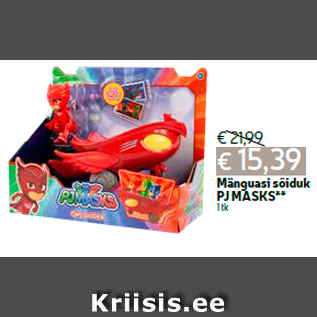 Allahindlus - Mänguasi sõiduk PJ MASKS** 1 tk