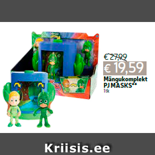 Allahindlus - Mängukomplekt PJ MASKS** 1 tk