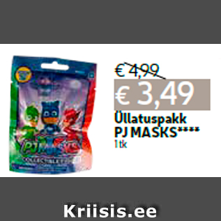 Allahindlus - Üllatuspakk PJ MASKS**** 1 tk