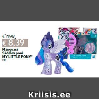 Allahindlus - Mänguasi Sädelev poni MY LITTLE PONY* 1 tk