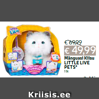 Allahindlus - Mänguasi Kiisu LITTLE LIVE PETS* 1 tk