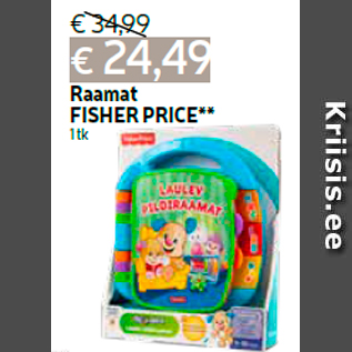 Allahindlus - Raamat FISHER PRICE** 1 tk