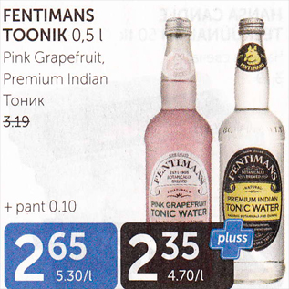 Allahindlus - FENTIMANS TOONIK 0,5 L