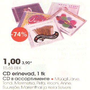 Allahindlus - CD erinevad