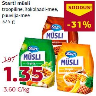 Allahindlus - Start! müsli