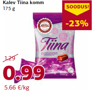 Allahindlus - Kalev Tiina komm 175 g