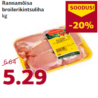 Allahindlus - Rannamõisa broilerikintsuliha kg