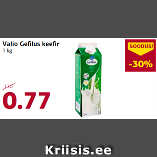 Allahindlus - Valio Gefilus keefir 1 kg