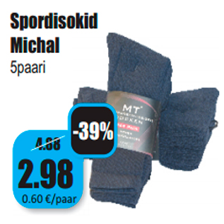 Allahindlus - Spordisokid Michal