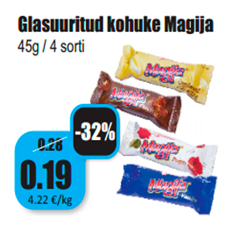 Allahindlus - Glasuuritud kohuke Magija