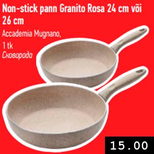 Allahindlus - Non-stick pann Granito Rosa 24 cm või 26 cm