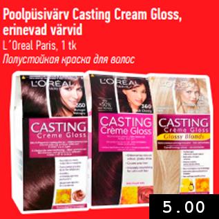 Allahindlus - Poolpüsivärv Casting Cream Gloss, erinevad värvid