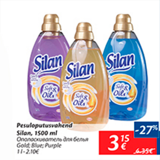 Allahindlus - Pesuloputusvahend Silan, 1500 ml