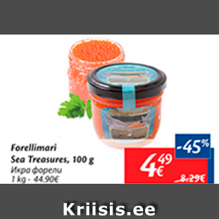 Allahindlus - Forellimari Sea Treasures, 100 g