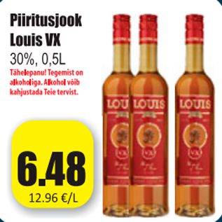 Allahindlus - Piiritusjook Louis VX