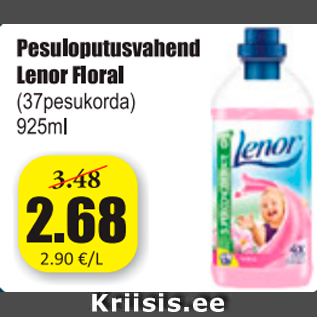 Allahindlus - Pesuloputusvahend Lenor Floral