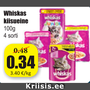 Allahindlus - Whiskas kiisueine