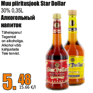 Allahindlus - Muu piiritusjook Star Dollar