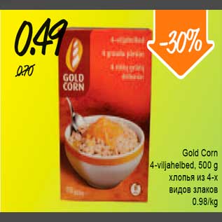 Allahindlus - Gold Corn 4-viljahelbed, 500 g