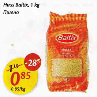 Allahindlus - Hirss Baltiü, 1 kg