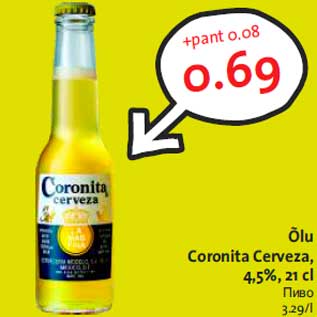 Allahindlus - Õlu Coronita Cerveza