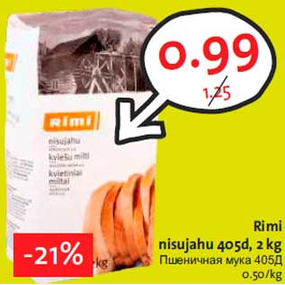 Allahindlus - Rimi nisujahu 405d, 2 kg