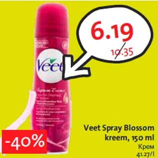 Allahindlus - Veet Spray Blossom kreem, 150 ml