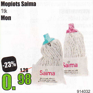 Allahindlus - Mopiots Saima 1 tk