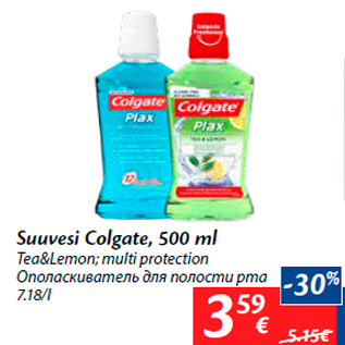 Allahindlus - Suuvesi Colgate, 500 ml