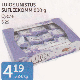 Allahindlus - LUIGE UNISTUS SUFLEEKOMM 800 g