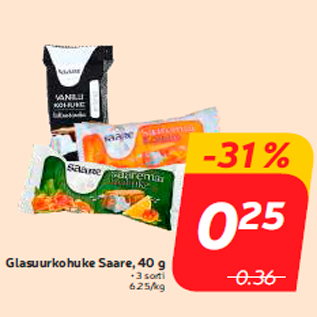 Allahindlus - Glasuurkohuke Saare, 40 g