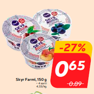 Allahindlus - Skyr Farmi, 150 g