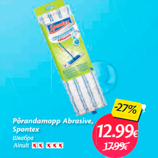 Allahindlus - Põrandamopp Abrasive, Spontex