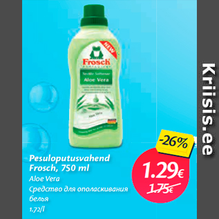 Allahindlus - Pesuloputusvahend Frosch, 750 ml