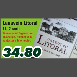 Allahindlus - Lauavein Litoral