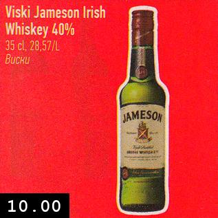 Allahindlus - Viski Jameson Irish Whiskey