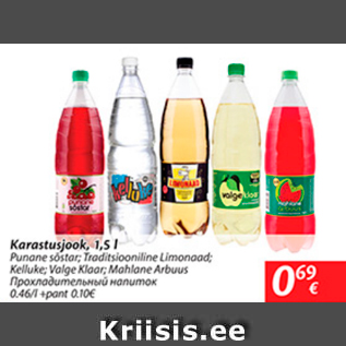 Allahindlus - karastusjook, 1,5 l